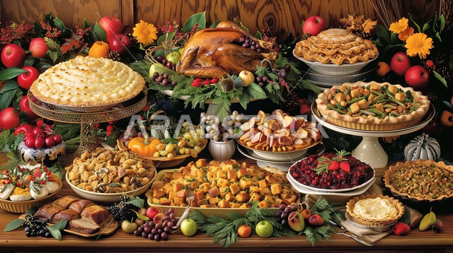 Delicious oriental Arabic appetizers, dishes and dishes, a dining table full of various Ramadan meals, a meal of delicious traditional popular food, the atmosphere of the holy month of Ramadan, invitations and banquets on Islamic holidays and occasions.