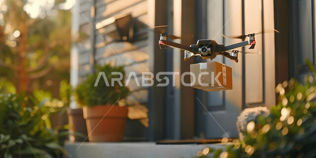  نقل الصناديق بكفاءة وأمان في المناطق الحضرية في المملكة العربية السعودية، عملية شحن وتوصيل موثوقه,  احدث تقنيات التوصيل السريع, توصيل البضائع بواسطة الدرون، ايصال الطرود بواسطة الطائرات بدون طيار