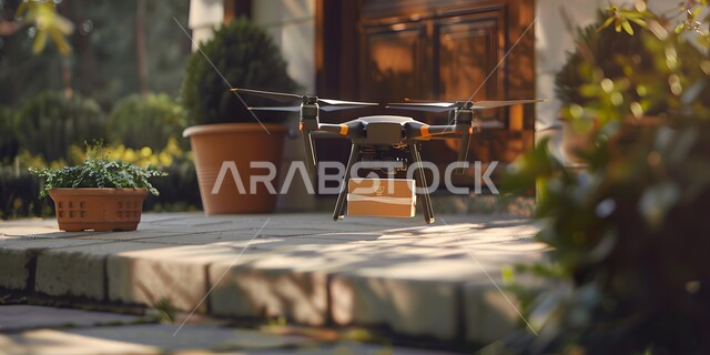  ايصال الطرود بواسطة الطائرات بدون طيار، نقل الصناديق بكفاءة وأمان في المناطق الحضرية في المملكة العربية السعودية، عملية شحن وتوصيل موثوقه,  احدث تقنيات التوصيل السريع, توصيل البضائع بواسطة الدرون