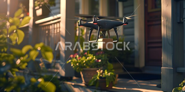  ايصال الطرود بواسطة الطائرات بدون طيار، نقل الصناديق بكفاءة وأمان في المناطق الحضرية في المملكة العربية السعودية، عملية شحن وتوصيل موثوقه,  احدث تقنيات التوصيل السريع, توصيل البضائع بواسطة الدرون