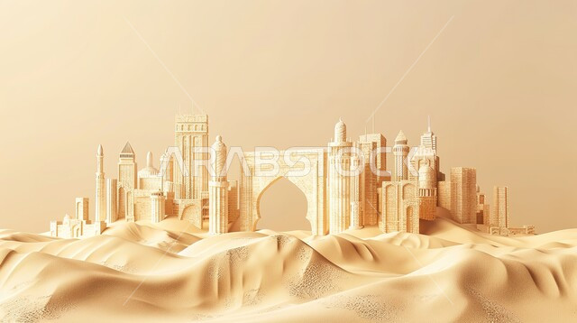 المباني التاريخية الأثرية القديمة, العراقة والأصالة والتراث السعودي, التكوينات والتشكيلات الحجرية الأثرية, موقع أثري سياحي في المملكة العربية السعودية, الرمال الذهبية الناعمة في الصحاري الخليجية السياحة في الطبيعة الصحراوية