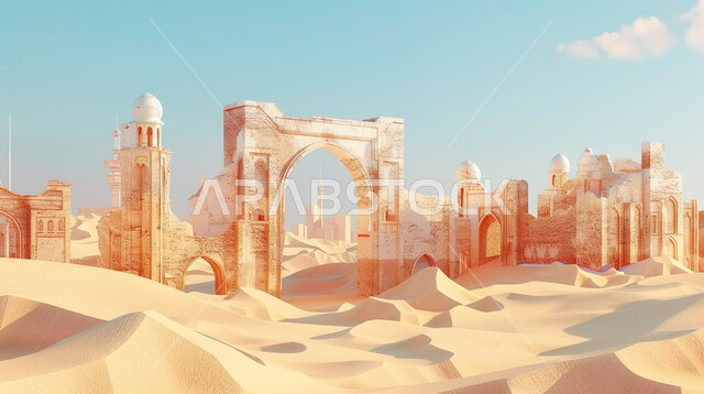 المباني التاريخية الأثرية القديمة, العراقة والأصالة والتراث السعودي, التكوينات والتشكيلات الحجرية الأثرية, موقع أثري سياحي في المملكة العربية السعودية, الرمال الذهبية الناعمة في الصحاري الخليجية السياحة في الطبيعة الصحراوية