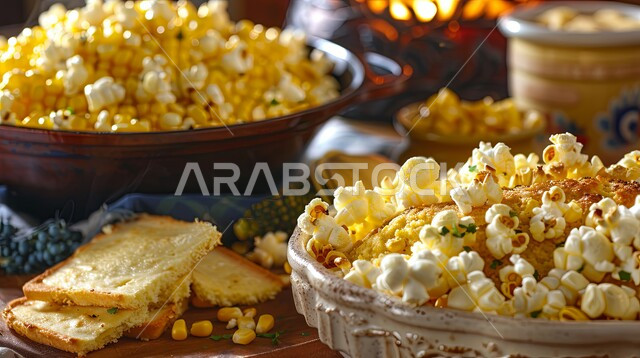 المقبلات والتسالي الصحية، منتجات ومحاصيل وطنية محلية سعودية، حبوب الفوشاراللذيذة، عرانيس الذرة المسلوقة