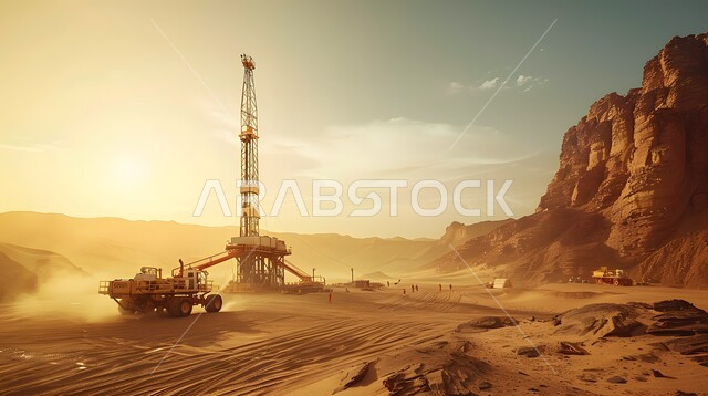 آلات الحفر الضخمة المستخدمة في استخراج البترول, التنقيب عن الثروات الباطنية في المملكة العربية السعودية، صناعات ومشاريع بتروكيماوية في المملكة, خطوط الأنابيب والمعدات الفولاذية الثقيلة، تنمية الاقتصاد السعودي, العمل في مجال الهندسة الصناعية والنفطية