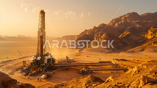 التنقيب عن الثروات الباطنية في المملكة العربية السعودية، صناعات ومشاريع بتروكيماوية في المملكة, خطوط الأنابيب والمعدات الفولاذية الثقيلة، آلات الحفر الضخمة المستخدمة في استخراج البترول, تنمية الاقتصاد السعودي, العمل في مجال الهندسة الصناعية والنفطية