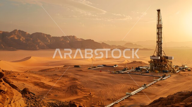 التنقيب عن الثروات الباطنية في المملكة العربية السعودية، صناعات ومشاريع بتروكيماوية في المملكة, خطوط الأنابيب والمعدات الفولاذية الثقيلة، آلات الحفر الضخمة المستخدمة في استخراج البترول, تنمية الاقتصاد السعودي, العمل في مجال الهندسة الصناعية والنفطية