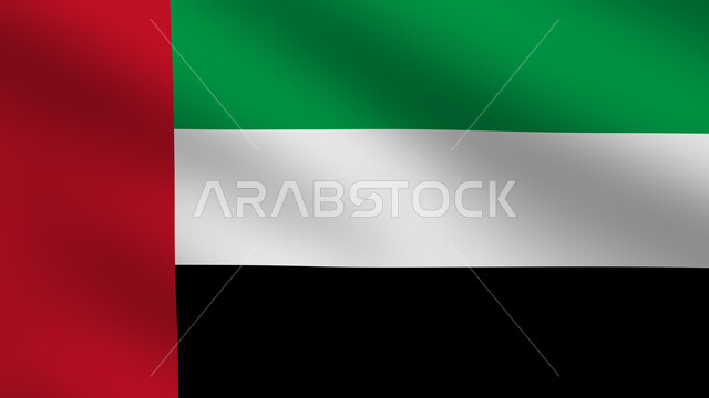 هوية اليوم الوطني الإماراتي 51 ، يوم استقلال الإمارات، صورة مقربة لعلم الإمارات العربية المتحدة، الإحتفال بالعيد الوطني الإماراتي، حب الوطن والعلم