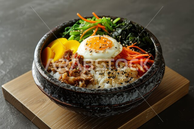  طبق من الخضروات المقطعة المتنوعة الشعية مع بيض الأومليت, الأطعمة والمأكولات السريعة،أطباق إفطار وعشاء تقليدية, غداء مغذي ومفيد مليء بالفوائد, فن تقديم وصفات الطعام المشبعة