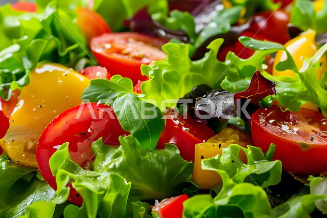 مطاعم للمأكولات الشرقية، الأساليب الفنية في تقديم الطعام، وعاء مليء بقطع الخضراوات والخبز المحمص، أطباق شعبية تقليدية في السعودية، طبق من سلطة الفتوش والمقبلات العربية