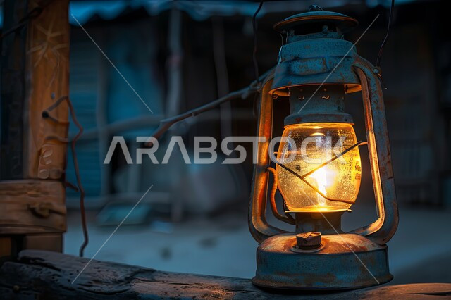  تحف اسلامية تقليدية للاحتفال بقدوم شهر الخير، فانوس معدني مزخرف مضيء، أنوار وديكورات في الأجواء الرمضانية الروحانية، الزينة والاكسسوارات العربية والفن الإسلامي