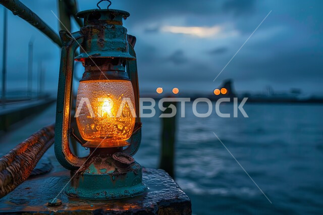  تحف اسلامية تقليدية للاحتفال بقدوم شهر الخير، فانوس معدني مزخرف مضيء، أنوار وديكورات في الأجواء الرمضانية الروحانية، الزينة والاكسسوارات العربية والفن الإسلامي