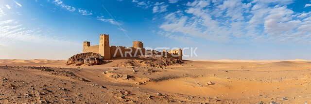  حصون الممالك السابقة المشيدة من الحجار وسط الصحراء، التكوينات والتشكيلات الحجرية في المناطق الصحراوية، الفن الهندسي المعماري على الطراز القديم، المعالم الأثرية القديمة، القصور والقلاع الاسطورية التاريخية والتراثية