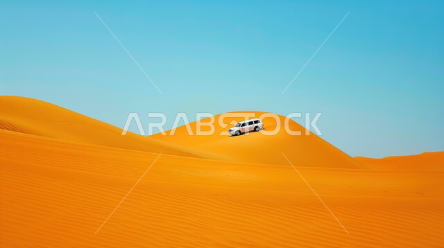   استخدام المركبات الحديثة في التنقلات البرية السريعة, وسائل النقل والمواصلات, قيادة السيارة في الطرق الوعرة والكثبان الرملية, السفر عبر الصحاري في المملكة العربية السعودية,الطبيعة الصحراوية والبيئة الجافة, مغامرات ورحلات سفاري