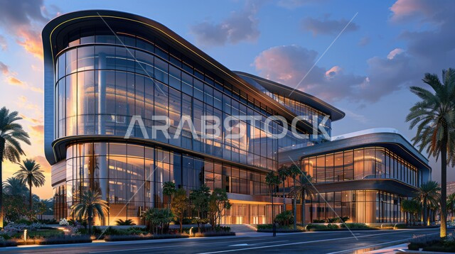  مراكز متطورة لتقديم الرعاية الصحية، النمو والتقدم العمراني لمباني المشافي في المملكة العربية السعودية، الفن الهندسي المعماري على الطراز الحديث، الطرقات والشوارع المعبدة، الواجهات الزجاجية المتميزة