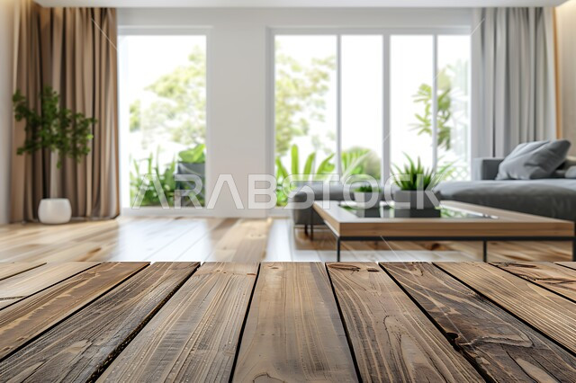  ديكور داخلي راقي للفلل والشقق السكنية في المملكة العربية السعودية، التصاميم الداخلية لغرف الجلوس على الطراز الحديث، غرفة معيشة مع أثاث منزلي فاخر وواجهه زجاجية كبيرة