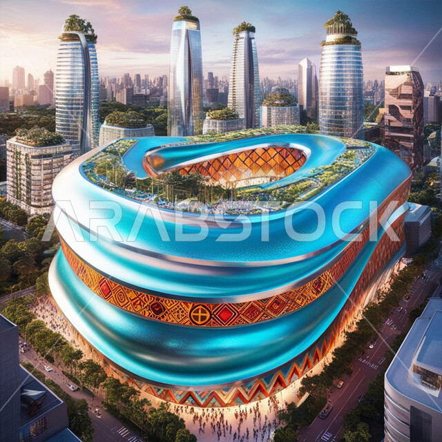علم وفن تشييد المباني الحديثة, الاحتفال بيوم العمارة العالمي, عرض التصاميم الهندسية المستقبلية لناطحات السحاب والمنتجعات, فنادق وأبراج بأشكال مميزة, النهضة العمرانية الكبيرة في المملكة, النمو والتطور في مجال البناء والإنشاءات في السعودية
