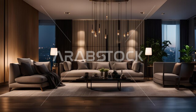 الديكورات و التصاميم الداخلية لغرف الجلوس على الطراز الحديث باللون الابيض، أثاث منزلي فاخر لغرفة معيشة، ديكور داخلي راقي للفلل والشقق السكنية في المملكة العربية السعودية