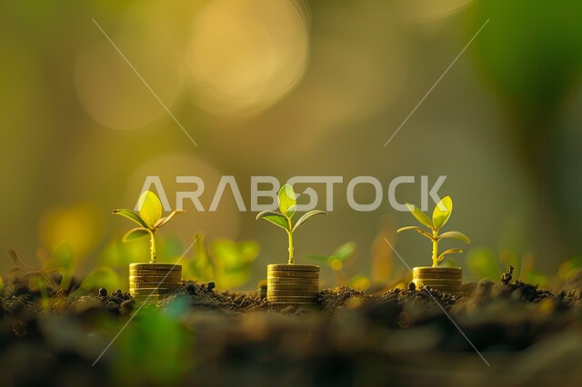 مفهوم العناية والاهتمام بالنبات بالطرق الحديثة، المحميات الطبيعية الخصبة، زراعة الشتلات ورعايتها بطرق مبتكرة في مزارع المملكة العربية السعودية