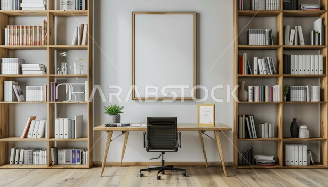 غرف القراءة والجلوس باللون الأبيض، غرفة مكتبية بتصاميم داخلية وديكورات راقية مع اثاث بسيط ومريح، تصميم عصري حديث لمكاتب الشركات السعودية، الفن الهندسي المعماري المتطور