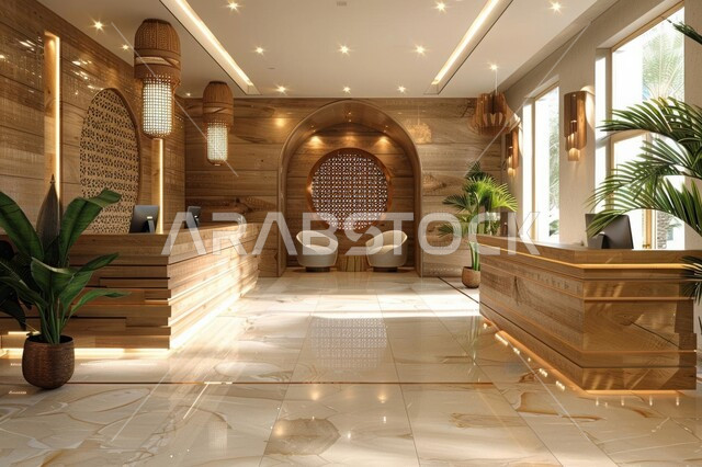 لوبي اوتيل بديزاينات عصرية حديثه، التصميم الراقي لردهة ومدخل الاستقبال في الفندق، مكاتب وشركات تجارية في المملكة العربية السعودية، الواجهات الزجاجية الضخمة، التصاميم والديكورات الداخلية للفنادق والمنتجعات الفاخرة