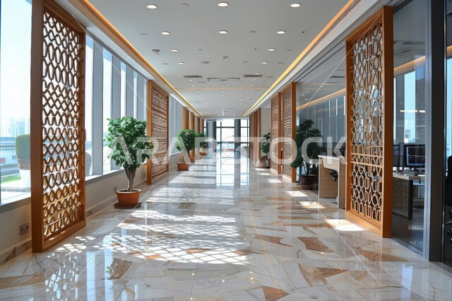 لوبي اوتيل بديزاينات عصرية حديثه، التصميم الراقي لردهة ومدخل الاستقبال في الفندق، مكاتب وشركات تجارية في المملكة العربية السعودية، الواجهات الزجاجية الضخمة، التصاميم والديكورات الداخلية للفنادق والمنتجعات الفاخرة