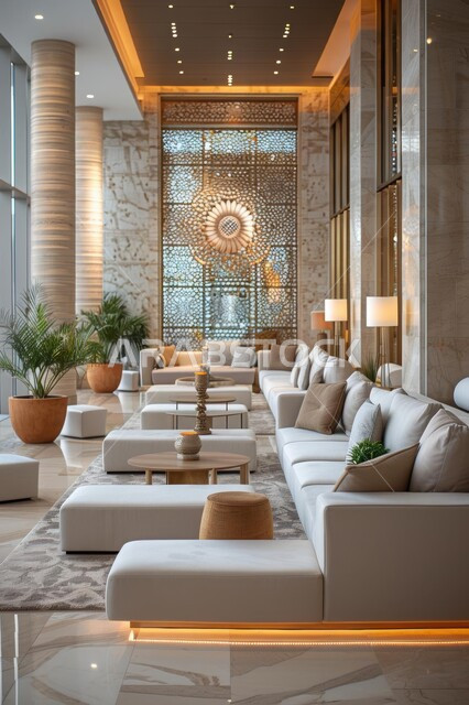 تصميم عصري حديث لغرفة جلوس، صالة مجهزة بأثاث فاخر، غرف بتصاميم داخلية وديكورات متميزة، مكاتب وشركات تجارية في المملكة العربية السعودية, الاهتمام بنباتات الزينة الخضراء