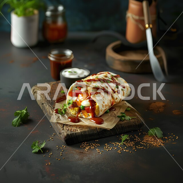 ساندويش البيض مع صلصة الباربكيو، وجبات غذائية شهية، مطاعم المأكولات الشرقية في المملكة العربية السعودية، وصفات الطعام السريعة الصحية