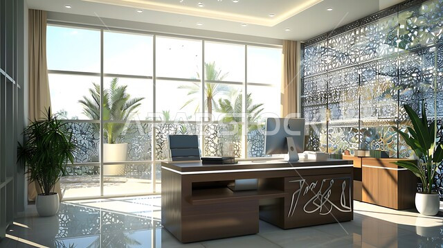 الفن الهندسي المعماري، غرف مكتبية بتصميم داخلي وديكورات راقية، تصاميم عصرية حديثة لمكاتب الشركات السعودية، غرف القراءة والجلوس، مكتب عمل مجهز بالمعدات والأدوات، تحف واكسسوارات وزخرفات فاخرة