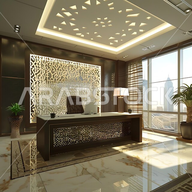 زخرفات واكسسوارات وتحف فاخرة، مكتب عمل مجهز بالمعدات والأدوات، غرفة للقراءة والجلوس، الفن الهندسي المعماري، غرف مكتبية بتصميم داخلي وديكورات راقية، تصاميم عصرية حديثة لمكاتب الشركات السعودية
