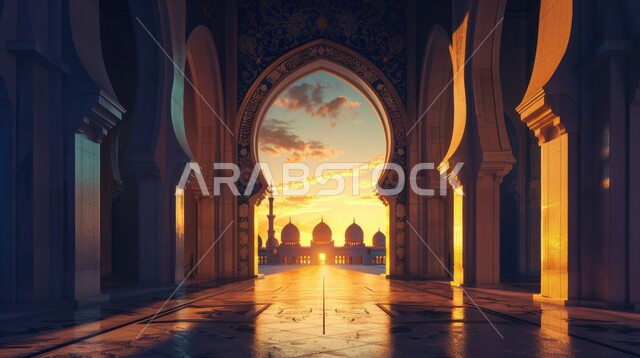 معالم وأماكن دينية مقدسة، الديكورات والتصاميم للقبب والمآذن، الفن الهندسي المعماري للمساجد في المملكة العربية السعودية، النقوش والزخارف الاسلامية للأقواس والأعمدة الداخلية للجوامع، العبادة والتقرب إلى الله تعالى