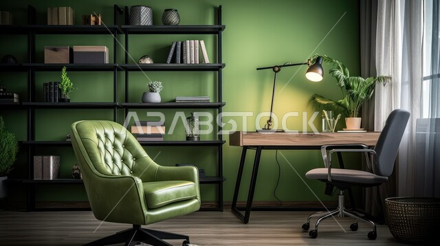 غرف القراءة والجلوس، الفن الهندسي المعماري المتطور، تصميم عصري حديث لمكاتب الشركات السعودية، غرف مكتبية بتصاميم داخلية وديكورات راقية مع اثاث فاخر ومريح