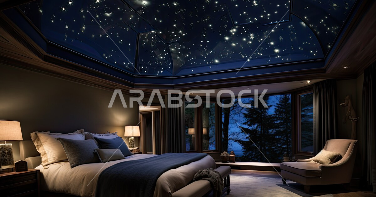 Stargazing and astronomical planets, glass facade overlooking nature ... - Private Luxury Stargazing Apartments With Backyards