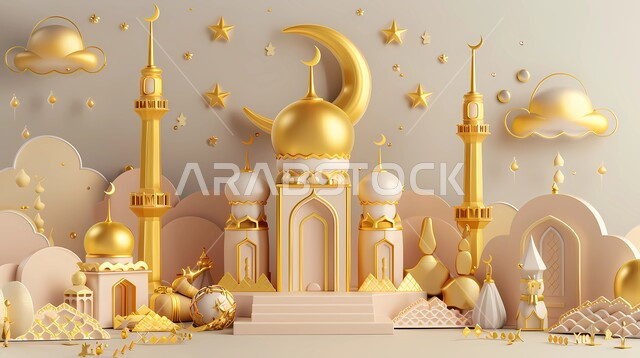 ديكورات وأنوار وتحف رمضانيه، فوانيس عربية تقليدية إضاءة وزينة شهر رمضان المبارك، الأجواء الروحانية في المناسبات الدينية والاحتفال بقدوم شهر الخير والبركة