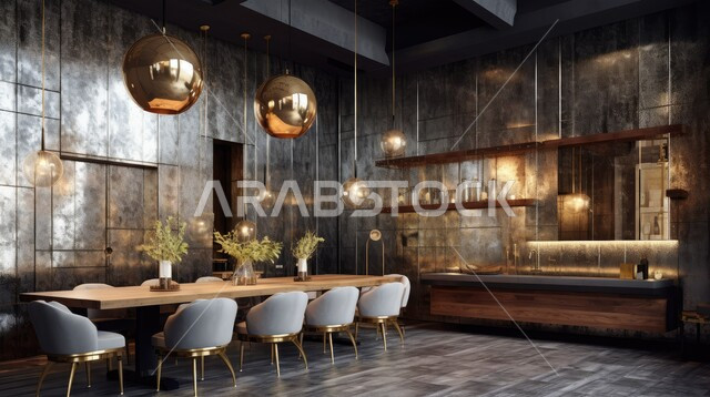 ديكورات منزلية داخلية حديثة لغرف الطعام، غرفة سفرة بتصاميم راقية، الفنون الهندسية و استخدام الطراز الفني الانيق في الاثاث المنزلي، شقق وفلل سكنية في المملكة العربية السعودية