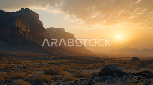  التكوينات والتشكيلات الصخرية, التضاريس في مناطق القمم والمرتفعات عند شروق الشمس, الاستمتاع بالمناظر الطبيعية في الأماكن السياحة، مناطق الرحلات والمغامرات وقضاء الوقت الممتع، الطبيعة الجبلية في المملكة العربية السعودية