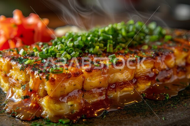  قطع الدجاج المشوية المرتبة على شكل قالب مزين بالخضار المقطعة والأعشاب الخضراء, وصفات الطعام الآسيوية الشهية, طبق من الباستا بالصوص مع الخضروات, فن التقديم في مطاعم المملكة العربية السعودية، وجبات شرقية تقليدية