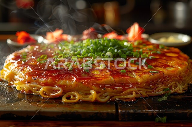  قطع الدجاج المشوية المرتبة على شكل قالب مزين بالخضار المقطعة والأعشاب الخضراء, وصفات الطعام الآسيوية الشهية, طبق من الباستا بالصوص مع الخضروات, فن التقديم في مطاعم المملكة العربية السعودية، وجبات شرقية تقليدية