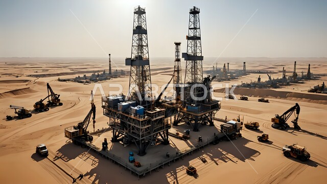 Development of the Saudi economy, huge drilling machines used in extracting petroleum, exploration for underground resources in the Kingdom of Saudi Arabia, petrochemical industries and projects in the Kingdom, pipelines and heavy steel equipment, work in the field of industrial and petroleum engineering.