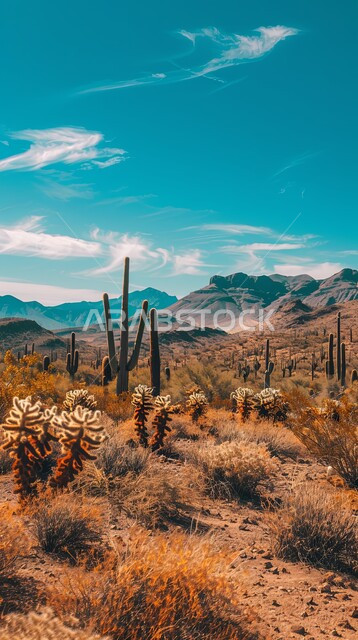 النباتات الشوكية والاعشاب البرية في المحميات الطبيعية، مجموعة من نبات الصبار الشوكي في المناطق الصحراوية، نمو الشوكيات والأعشاب في براري المملكة العربية السعودية