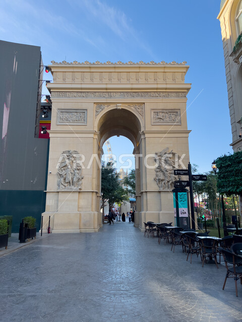 الفن الهندسي المعماري على الطراز الحديث، القرية الفرنسية في البوليفارد ورلد في مدينة الرياض، الاستمتاع بالتجارب الممتعة في أبرز المناطق الترفيهية بالمملكة العربية السعودية، معالم جذب واستقطاب السائحين