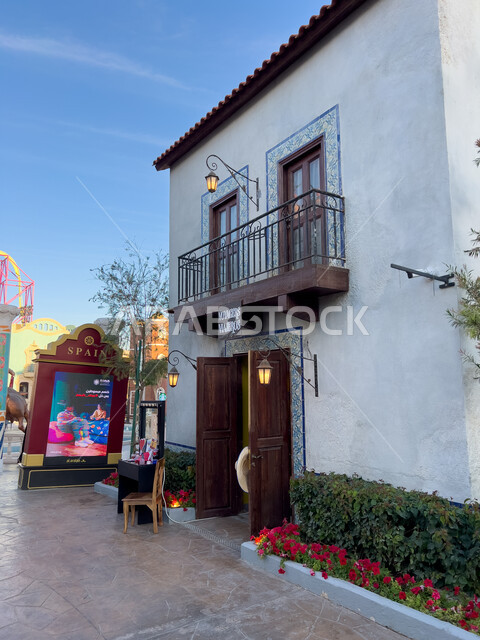 Modern-style architectural art for shops and various departments, exploring the civilizations and cultures of the world’s countries on Boulevard World in the city of Riyadh, entertainment events and festivals in the Kingdom of Saudi Arabia, attractions and attractions for tourist