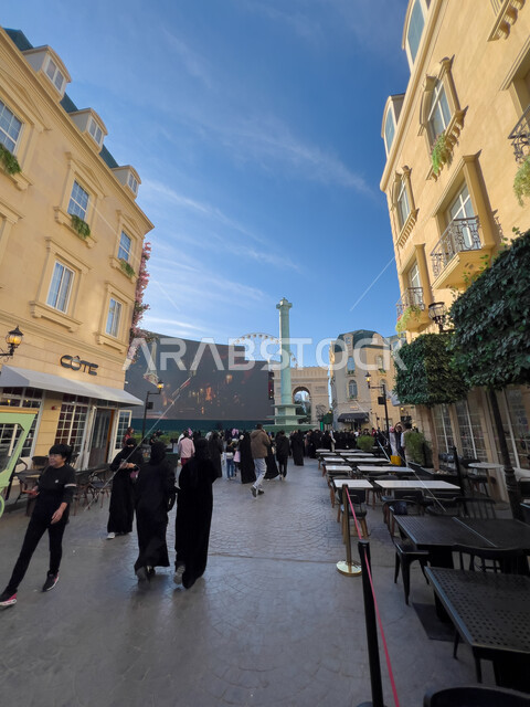 النمو والتقدم العمراني على الطراز الحديث للمباني في البوليفارد وورلد في مدينة الرياض, فعاليات ترفيهية في المملكة العربية السعودية, مناطق جذب واستقطاب السائحين