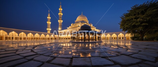 اماكن للعبادة والطاعه والتقرب الى الله، الفن الهندسي المعماري على الطراز العربي العريق، المآذن والقبب المزخرفة، ديكورات وتصاميم اسلامية،