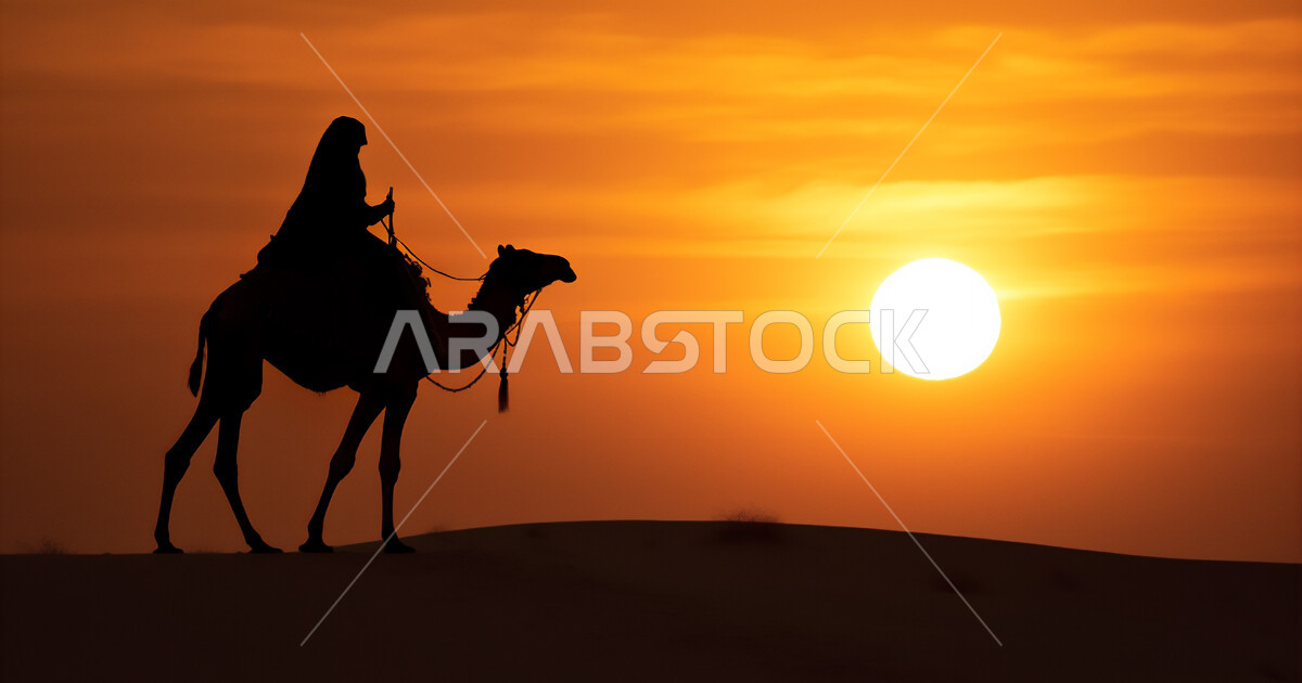 Transportation and ancient means of transportation, moonlight in the ...