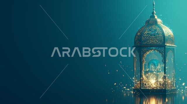 زينة وديكور وأنوار الاحتفال بالمناسبات والأعياد الدينية الإسلامية, الاستعداد لاستقبال الشهر الفضيل, البهجة بقدوم رمضان المبارك, الأجواء الروحانية  في الأيام الفضيلة, شهر العبادة والتقرب من الله تعالى.