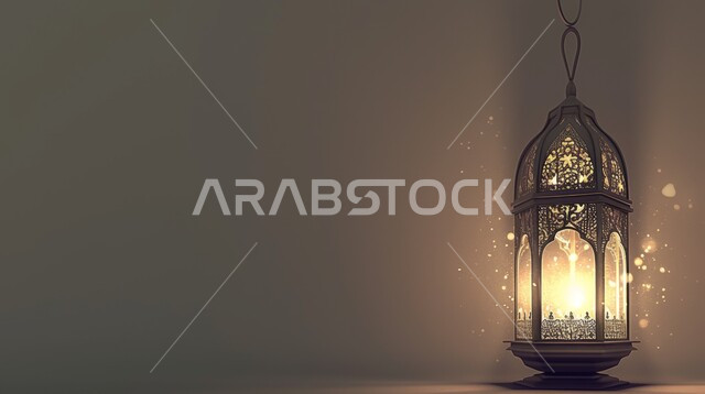 فانوس مزخرف معدني مضيء, ديكورات وزينة و أنوار، الاحتفالات بالمناسبات و الأعياد الدينية الإسلامية, البهجة بقدوم رمضان المبارك, أضواء و مصابيح عربية تقليدية, الأجواء الروحانية في الأيام الفضيلة, الاستعداد لاستقبال الشهر الفضيل