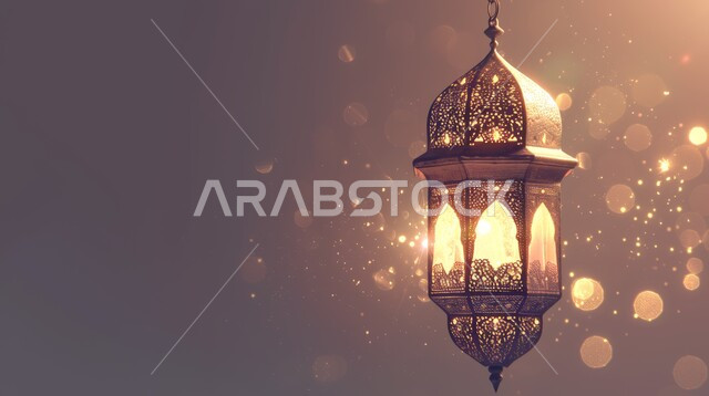 فانوس مزخرف معدني مضيء, ديكورات وزينة و أنوار، الاحتفالات بالمناسبات و الأعياد الدينية الإسلامية, البهجة بقدوم رمضان المبارك, أضواء و مصابيح عربية تقليدية, الأجواء الروحانية في الأيام الفضيلة, الاستعداد لاستقبال الشهر الفضيل