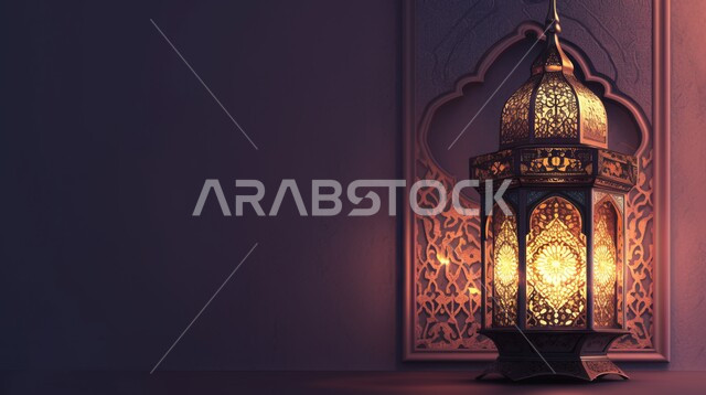 فانوس مزخرف معدني مضيء, ديكورات وزينة و أنوار، الاحتفالات بالمناسبات و الأعياد الدينية الإسلامية, البهجة بقدوم رمضان المبارك, أضواء و مصابيح عربية تقليدية, الأجواء الروحانية في الأيام الفضيلة, الاستعداد لاستقبال الشهر الفضيل