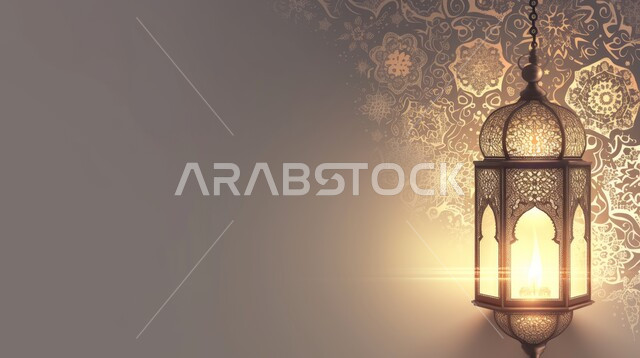 فانوس رمضان المضيء تصاميم اسلامية، مصباح معدني بتصاميم ابداعية، ديكورات وزينة شهر رمضان، فانوس عربي تقليدي، اضاءة رمضان، الاحتفال بقدوم شهر رمضان المبارك، اجواء رمضانية