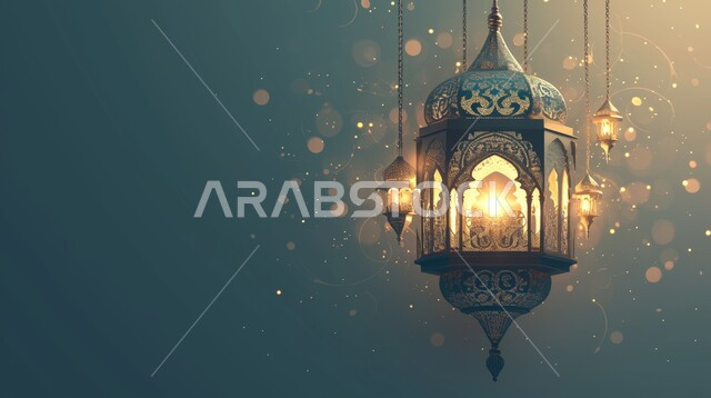 فانوس رمضان المضيء تصاميم اسلامية، مصباح معدني بتصاميم ابداعية، ديكورات وزينة شهر رمضان، فانوس عربي تقليدي، اضاءة رمضان، الاحتفال بقدوم شهر رمضان المبارك، اجواء رمضانية